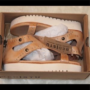 BED|STU....Bone Rustic Soni Leather Sandal